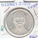 CRM0351 MEDALLA HO CI MINH PLATA SIN CIRCULAR