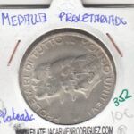 CRM0352 MEDALLA PROLETARIADO PLATA SIN CIRCULAR