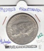 CRM0352 MEDALLA PROLETARIADO PLATA SIN CIRCULAR