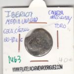 CRE1463 MONEDA IBERA MEDIA UNIDAD CASTULO 130-80 A.C