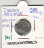 CRE1463 MONEDA IBERA MEDIA UNIDAD CASTULO 130-80 A.C