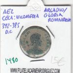 CRE1480 Ae2 Nicomedia Arcadio/Gloria Romanorum 392-395