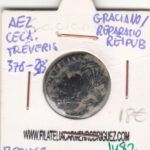 CRE1482 Ae2 Treveris Graciano/Reparatio Reipub 378-393