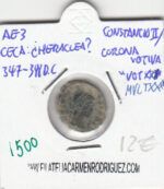 CRE1500 Ae3 ¿Heraclea? Constancio II/Corona votiva "VOT XX MVLT XX"