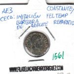 CRE1561 Imitación bárbara de Ae3 de Arelate. Constante/Fel Temp Reparatio