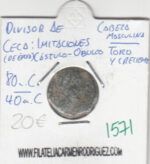 CRE1571 MONEDA IBERA IMITACIÓN DE EPOCA CASTULO-OBULCO