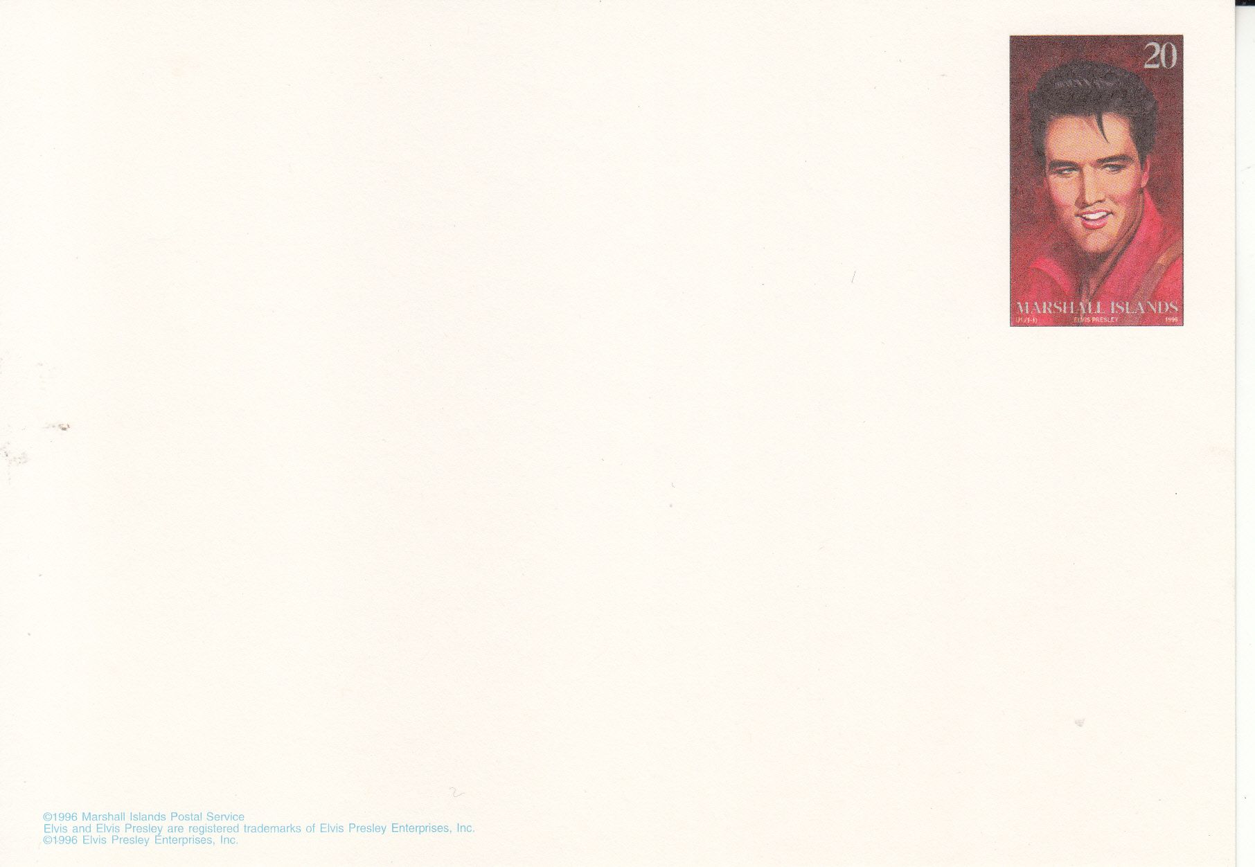 imagen-13-11347.jpg CRSEXT0485 TARJETA POSTAL CON SELLO DE ELVIS NUEVO - Imagen 1