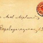 CRCAR331 SOBRE ENTERO POSTAL SUECIA CON MATASELLO 18-12-1896