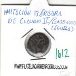 CRE1612 Imitación bárbara de Claudio II/Consecratio (Águila)