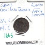 CRE1665 Semis Iulia Traducta Augusto 27 a.C-14 a.C