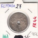 CRE1668 MONEDA ESPAÑA 25 CENTIMOS 1927
