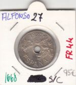 CRE1668 MONEDA ESPAÑA 25 CENTIMOS 1927