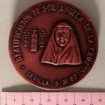 CREXP236 MEDALLA SEVILLA BEATIFICACION SOR ANGELA JUAN PABLO II 1982 VER FOTO