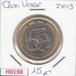H0198 MONEDA CABO VERDE 2,5 ESCUDOS 2013 SIN CIRCULAR