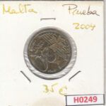 H0249 MONEDA MALTA 20 CENTIMOS 2004 PROOF