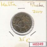 H0249 MONEDA MALTA 20 CENTIMOS 2004 PROOF