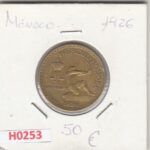 H0253 MONEDA MONACO 1 FRANCO 1926 EBC