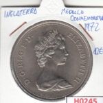 H0245 MEDALLA CONMEMORATIVA INGLATERRA 1972 SIN CIRCULAR