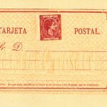 CRCOL383 ENTERO POSTAL CUBA Nº 2 VARIEDAD DIBUJO DESPLAZADO