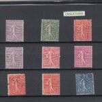 CRSEXT0499 SELLOS FRANCIA Nº CAT 197-205 X LOS Nº 199, 203 Y 205 USADOS