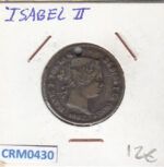 CRM0430 FICHA ISABEL II CON AGUJERO