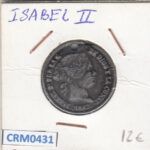 CRM0431 FICHA ISABEL II CON AGUJERO