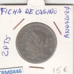 CRM0446 FICHA DE CASINO ANDALUZA 2 PESETAS