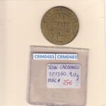 CRM0483 FICHA JOAN CARBONALL 3 PESETAS MBC+