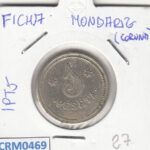 CRM0469 FICHA MONDARIZ LA CORUÑA 1 PESETA