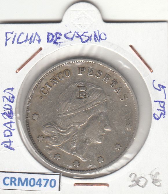 imagen-13-12784.jpg CRM0470 FICHA DE CASINO ANDALUZA 5 PESETAS - Imagen 1