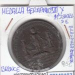 CRM0487 MEDALLA FERNANDO VII E ISABEL II BRONCE BC