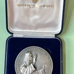 CREXP287 MEDALLA SANTA CATHARINA SENENSIS 2001 315 GRAMOS NUEVA
