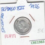 CRE1983 MONEDA ESPAÑA ALFONSO XIII 50 CENTIMOS 1926 PLATA