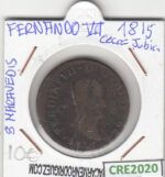 CRE2020 MONEDA ESPAÑA FERNANDO VII 8 MARAVEDIS 1815 JUBIA