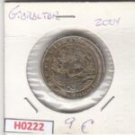 H0222 MONEDA GIBRALTAR 50 CTS 2004 MBC