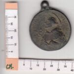 CRM0498 MEDALLA RELIGIOSA SAN FRANCISCO - BRONCE MBC