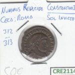 CRE2114 MONEDA ROMANA NUMMUS REDUCIDO CONSTANTINO I VER DESCRIPCION EN FOTO