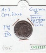 CRE2124 MONEDA ROMANA AE3 CONSTANCIO II VER DESCRIPCION EN FOTO