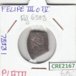 CRE2167 MONEDA ESPAÑA FELIPE III 1 REAL PLATA