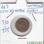 CRE2191 MONEDA ROMANA AE3 CONSTANCIO II VER DESCRIPCION EN FOTO