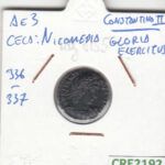 CRE2192 MONEDA ROMANA AE3 CONSTANTINO II VER DESCRIPCION EN FOTO