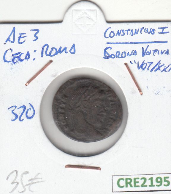 imagen-13-13383.jpg CRE2195 MONEDA ROMANA AE3 CONSTANTINO I VER DESCRIPCION EN FOTO - Imagen 1
