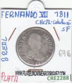 CRE2288 MONEDA ESPAÑA FERNANDO VII 2 REAL 1811 PLATA