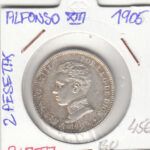 CRE2362 MONEDA ESPAÑA 2 PESETAS ALFONSO XIII 1905 PLATA
