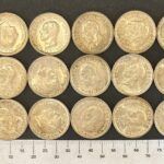 CRE2400 LOTE DE 15 MONEDAS ESPAÑA 50 CENTIMOS ALFONSO XIII PLATA
