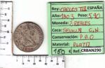 CRBAN290 MONEDA ESPAÑA 2 REALES 1803 CARLOS IV SEVILLA