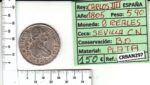 CRBAN297 MONEDA ESPAÑA 2 REALES 1805 CARLOS IV SEVILLA