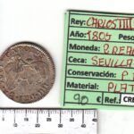 CRBAN307 MONEDA ESPAÑA 2 REALES 1805 CARLOS IV SEVILLA