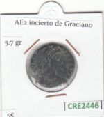 CRE2446 MONEDA ROMANA AE2 GRACIANO INCIERTO