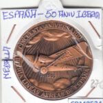 CRM0524 MEDALLA ESPAÑA 50 ANIVERSARIO DE IBERIA 1977